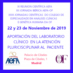 50 aniversario de AEFA. Actividades científicas