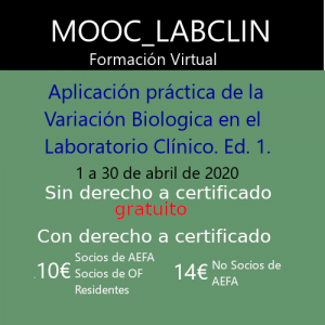 MOOC-LABCLIN-10-Ed-1-APLICACIÓN PRÁCTICA DE LA VARIACIÓN BIOLÓGICA (VB) EN EL LABORATORIO CLÍNICO.