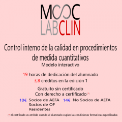 MOOC_LABCLIN_#05. Ed 2. Control interno de la calidad en procedimiento de medida cuantitativo