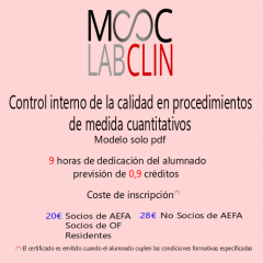 MOOC_LABCLIN_#18. Control interno de la calidad en procedimiento de medida cuantitativo