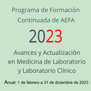 Programa de Formación Continuada de AEFA 2023
