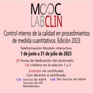 MOOC_LABCLIN_#05. Ed 2023. Control interno de la calidad en procedimiento de medida cuantitativo