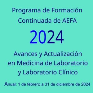 Programa de Formación Continuada de AEFA 2024