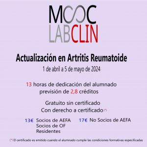 MOOC-LABCLIN-15-Ed-2-Actualización en Artritis Reumatoide