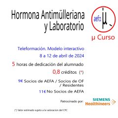 µ CURSO. Hormona Antimülleriana y Laboratorio