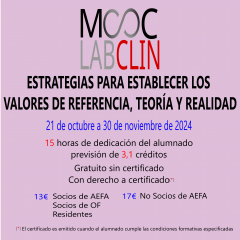 MOOC-LABCLIN-02-Ed-2024-ESTRATEGIAS PARA ESTABLECER LOS VALORES DE REFERENCIA, TEORÍA Y REALIDAD.